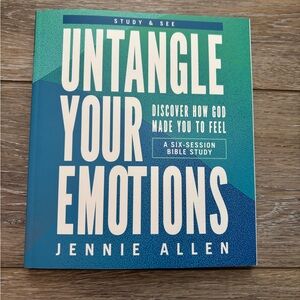 Untangle Your Emotions Bible Study by Jennie Allen - Blue Cover
